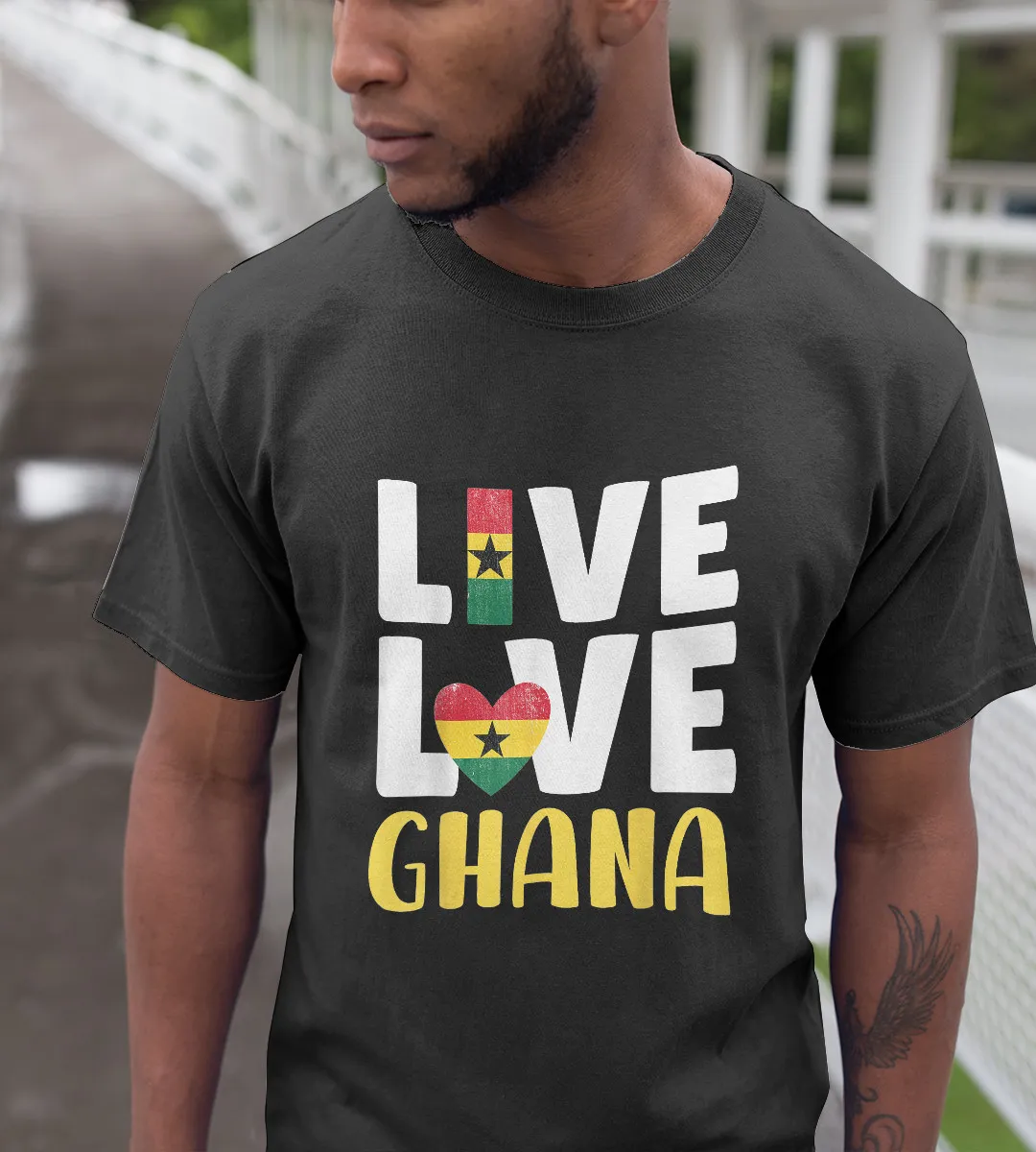 1sttheworld T-Shirt - Girl Ghanaian Roots T-Shirt Black A35