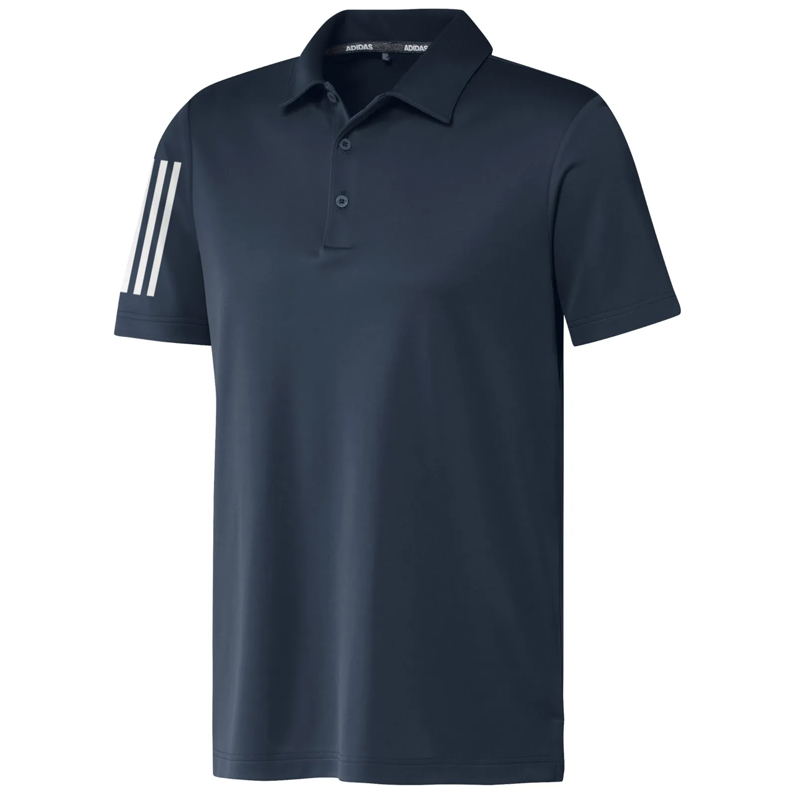 adidas Mens 3-Stripe Basic Polo Shirt