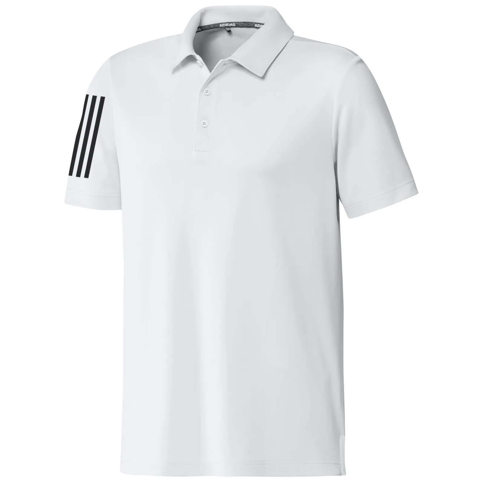 adidas Mens 3-Stripe Basic Polo Shirt