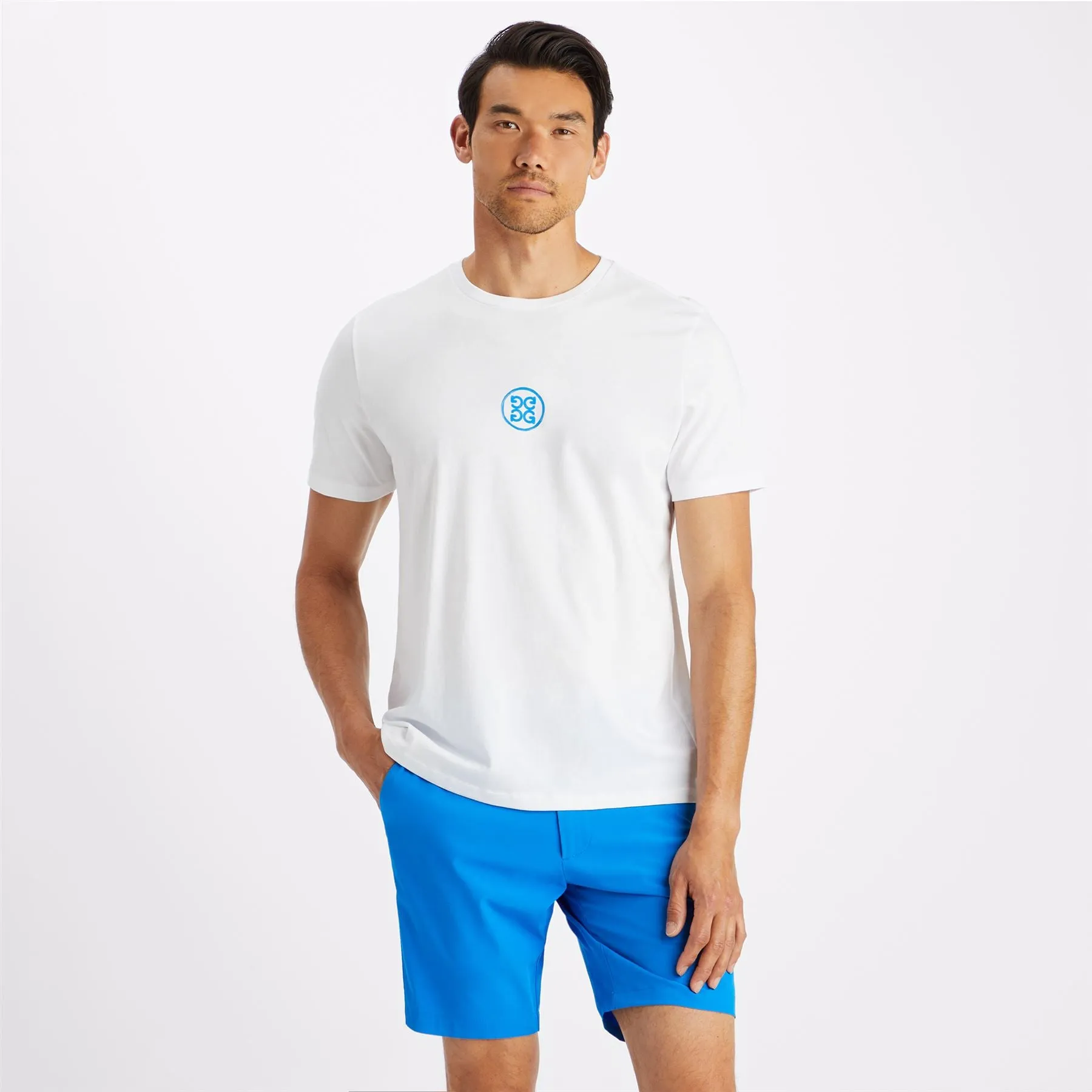 Apres Golf Cotton Tailored Fit T-Shirt Snow - AW23