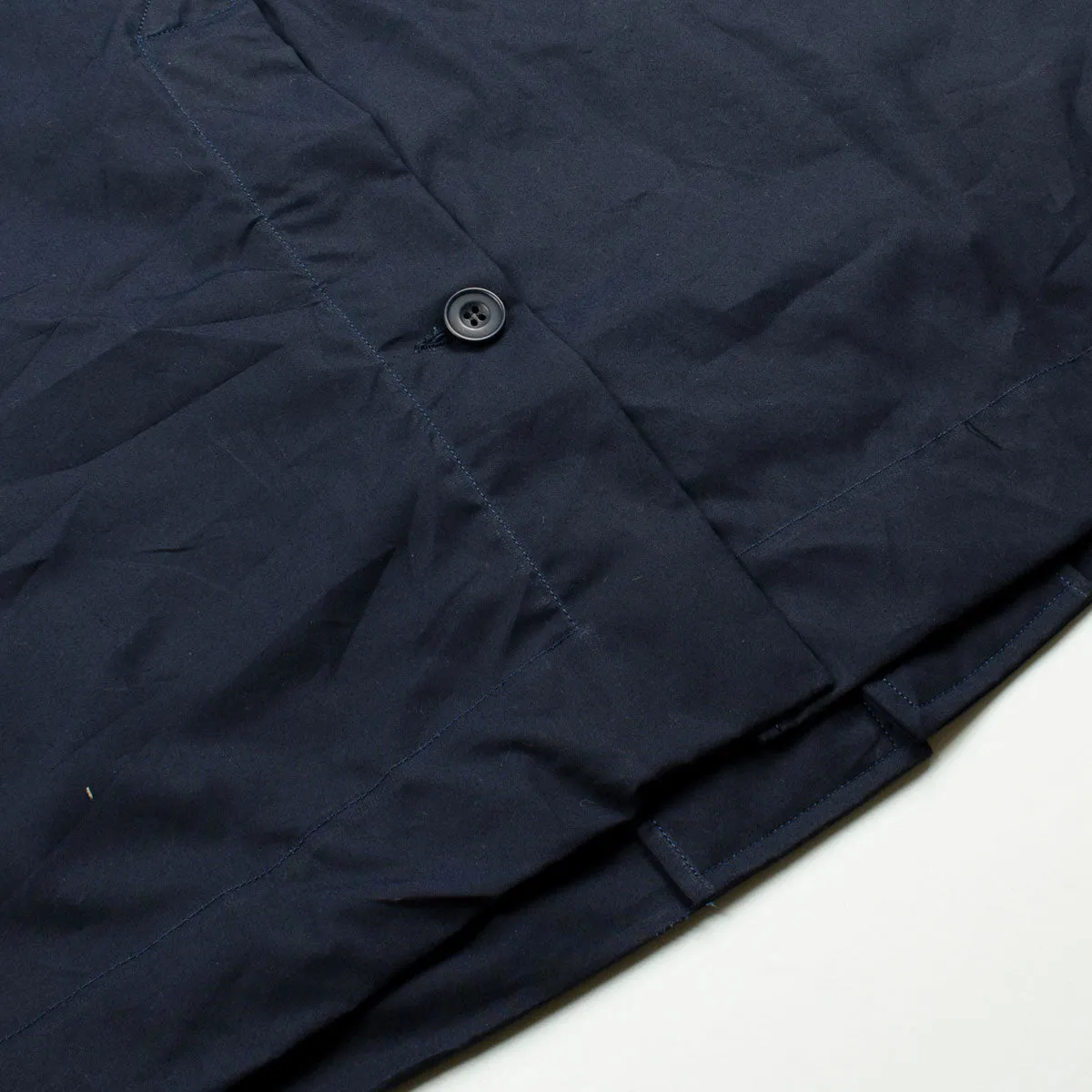 Arpenteur - Utile Raincoat - Navy Sail Garbardine