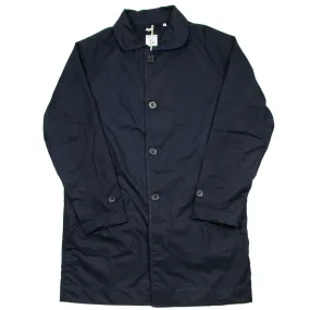 Arpenteur - Utile Raincoat - Navy Sail Garbardine