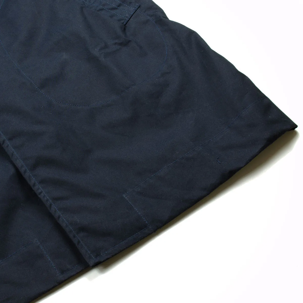 Arpenteur - Utile Raincoat - Navy Sail Garbardine