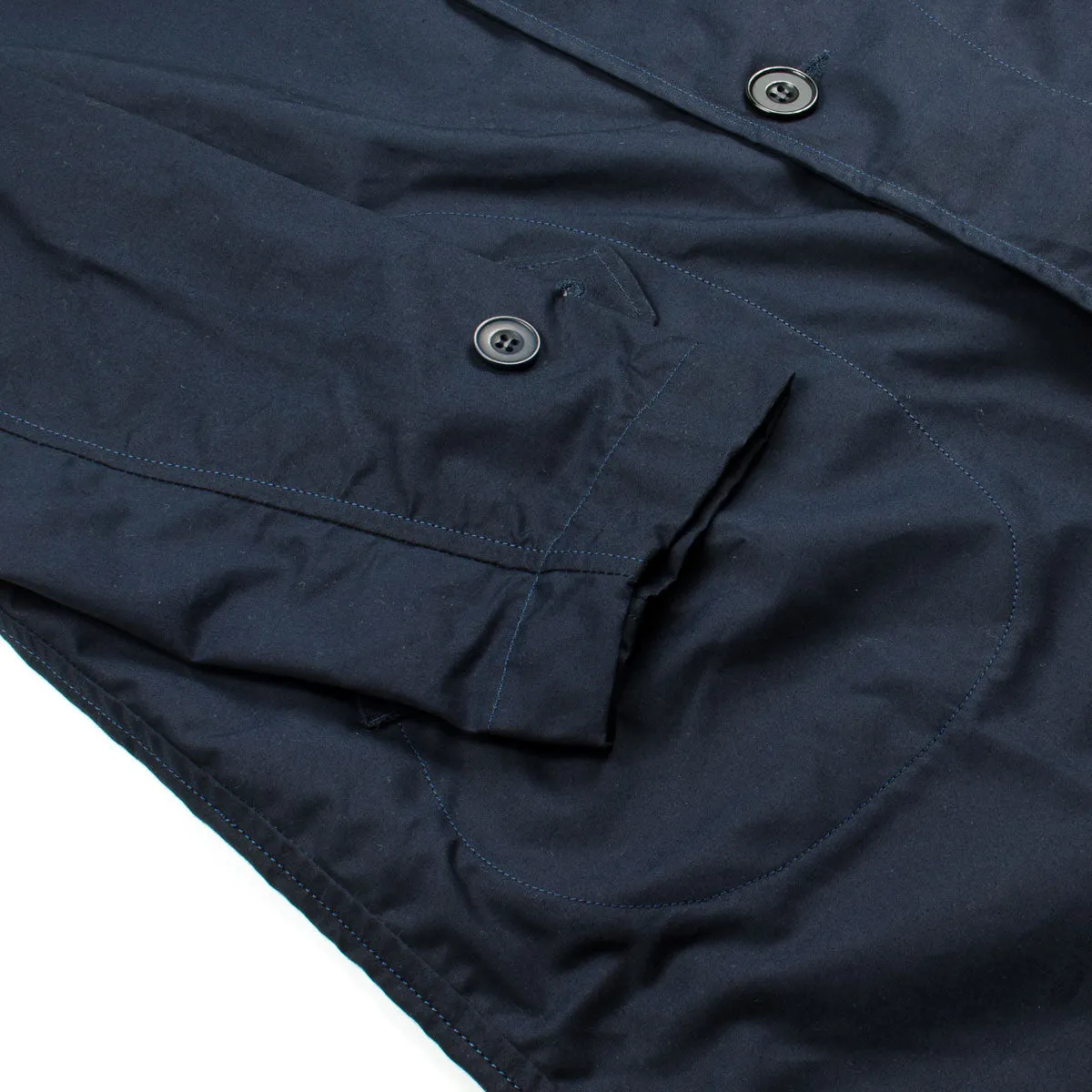 Arpenteur - Utile Raincoat - Navy Sail Garbardine