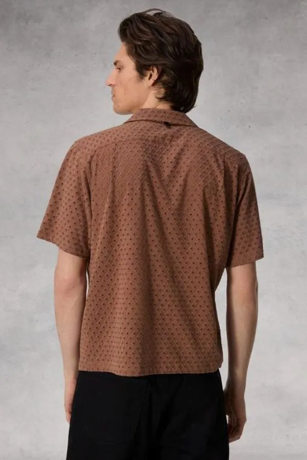 Avery Resort Diamond Jacquard Shirt