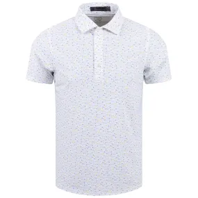 Aye Papi Printed Pique Polo Snow - SS23