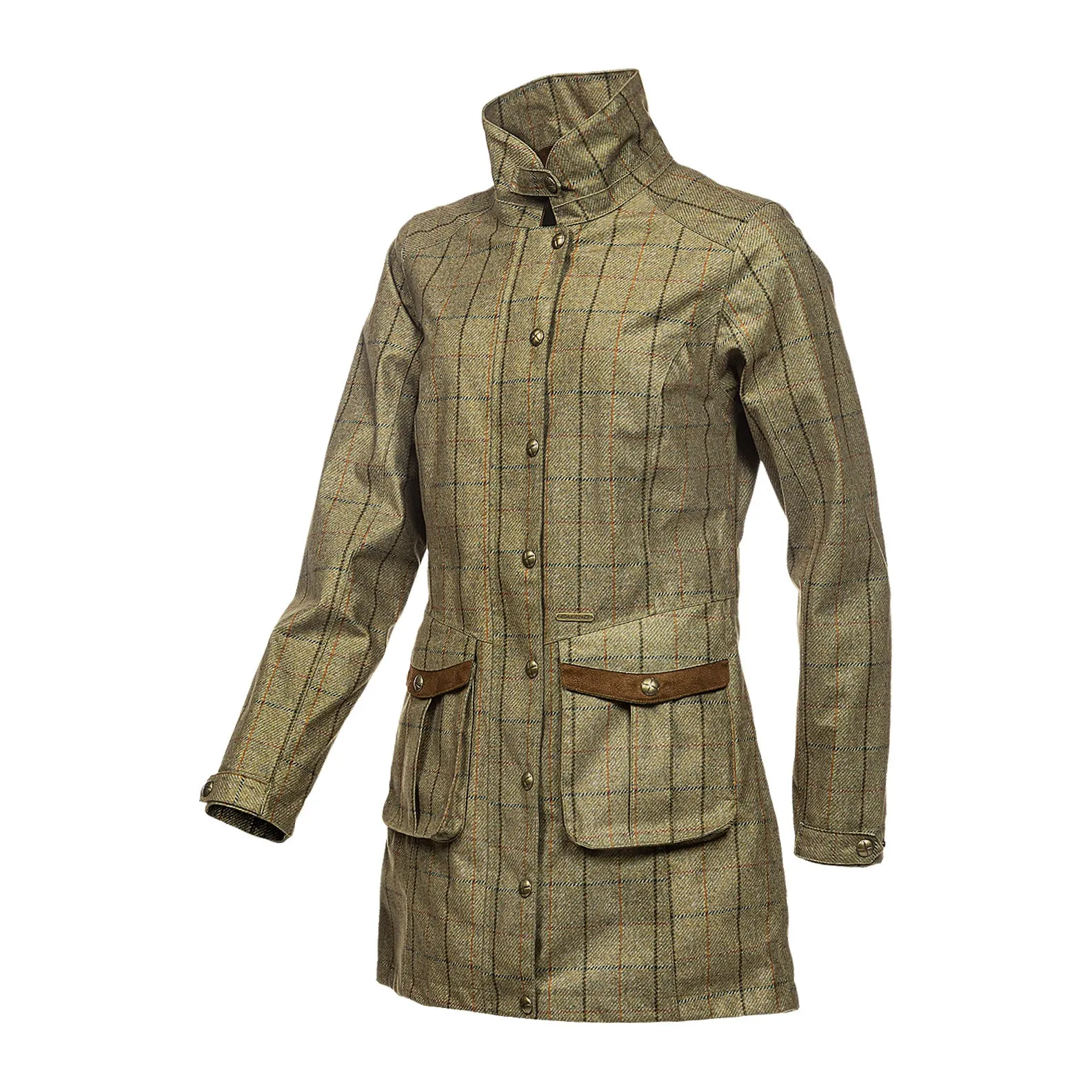 Baleno Darlington Ladies Printed Tweed Coat