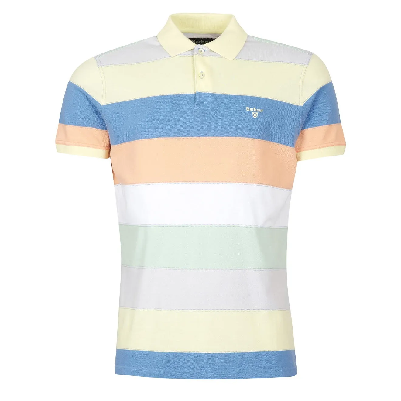 Barbour Stanton Polo Shirt Lemon Zest