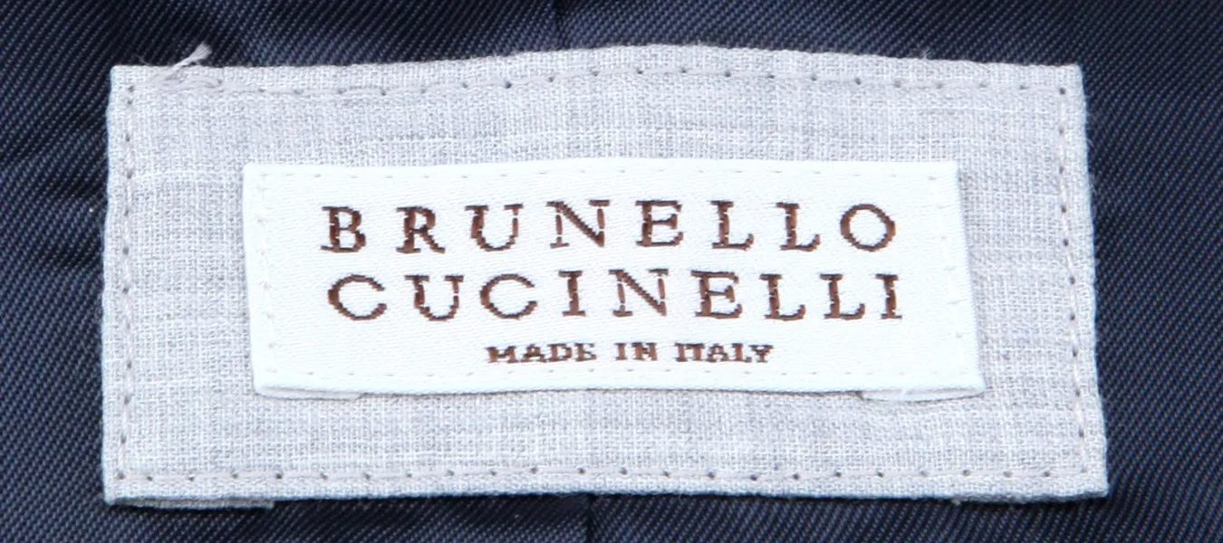 Brunello Cucinelli Midnight Navy Blue Jacket