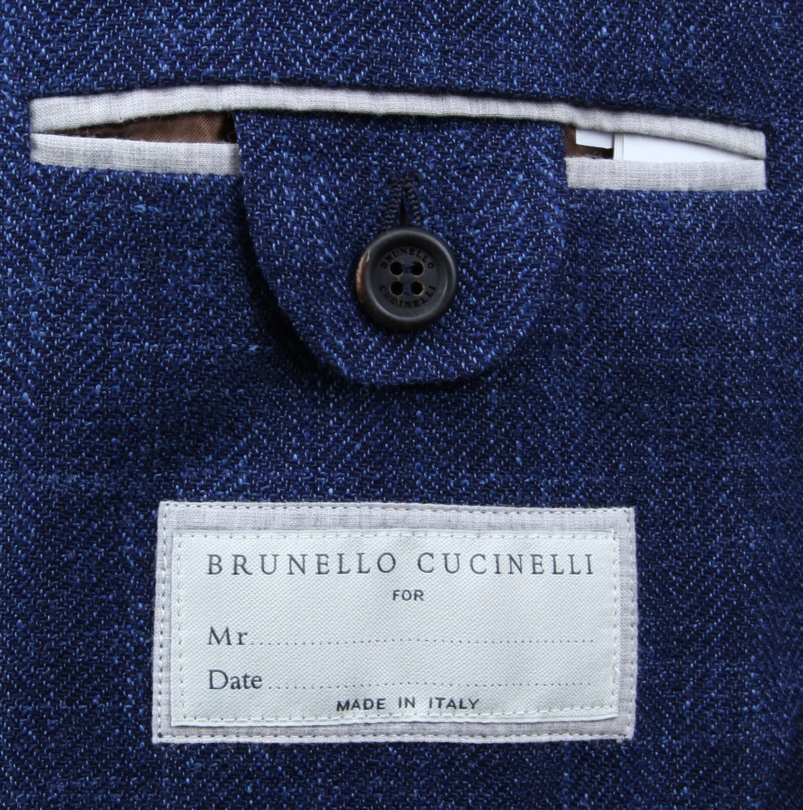 Brunello Cucinelli Midnight Navy Blue Jacket