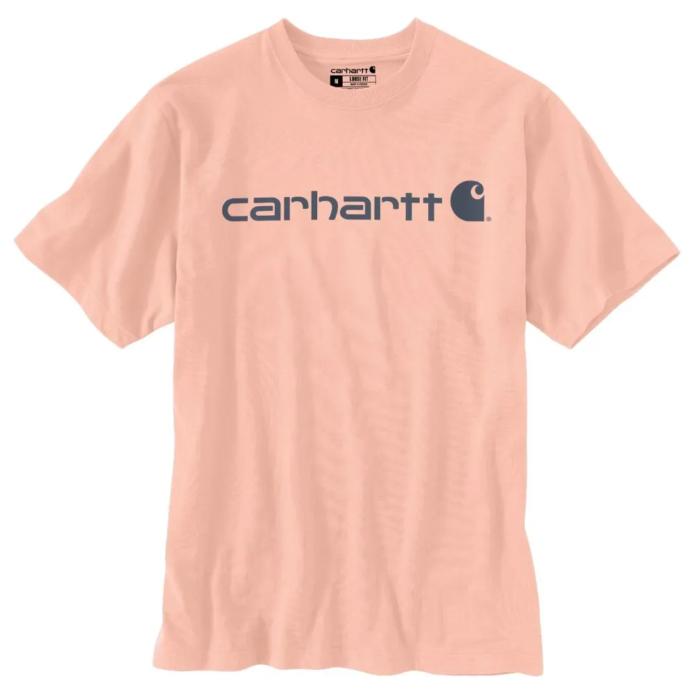 'Carhartt' Men's Heavyweight Logo T-Shirt - Tropical Peach