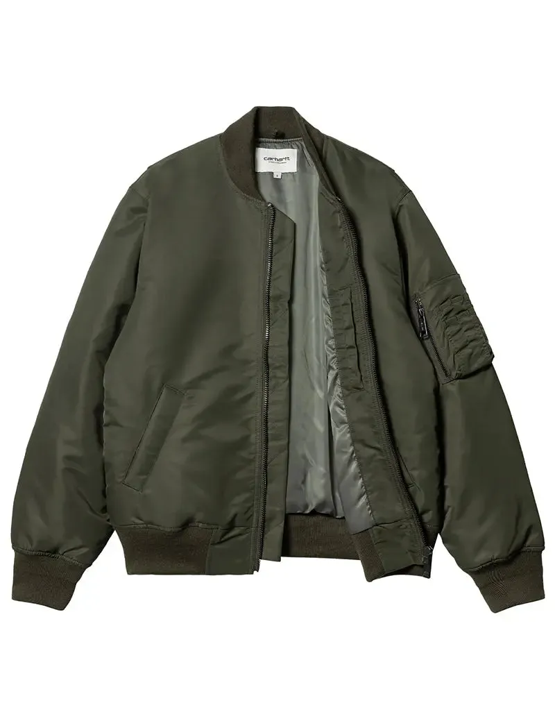 Carhartt WIP Olten Bomber Plant / Smoke Green