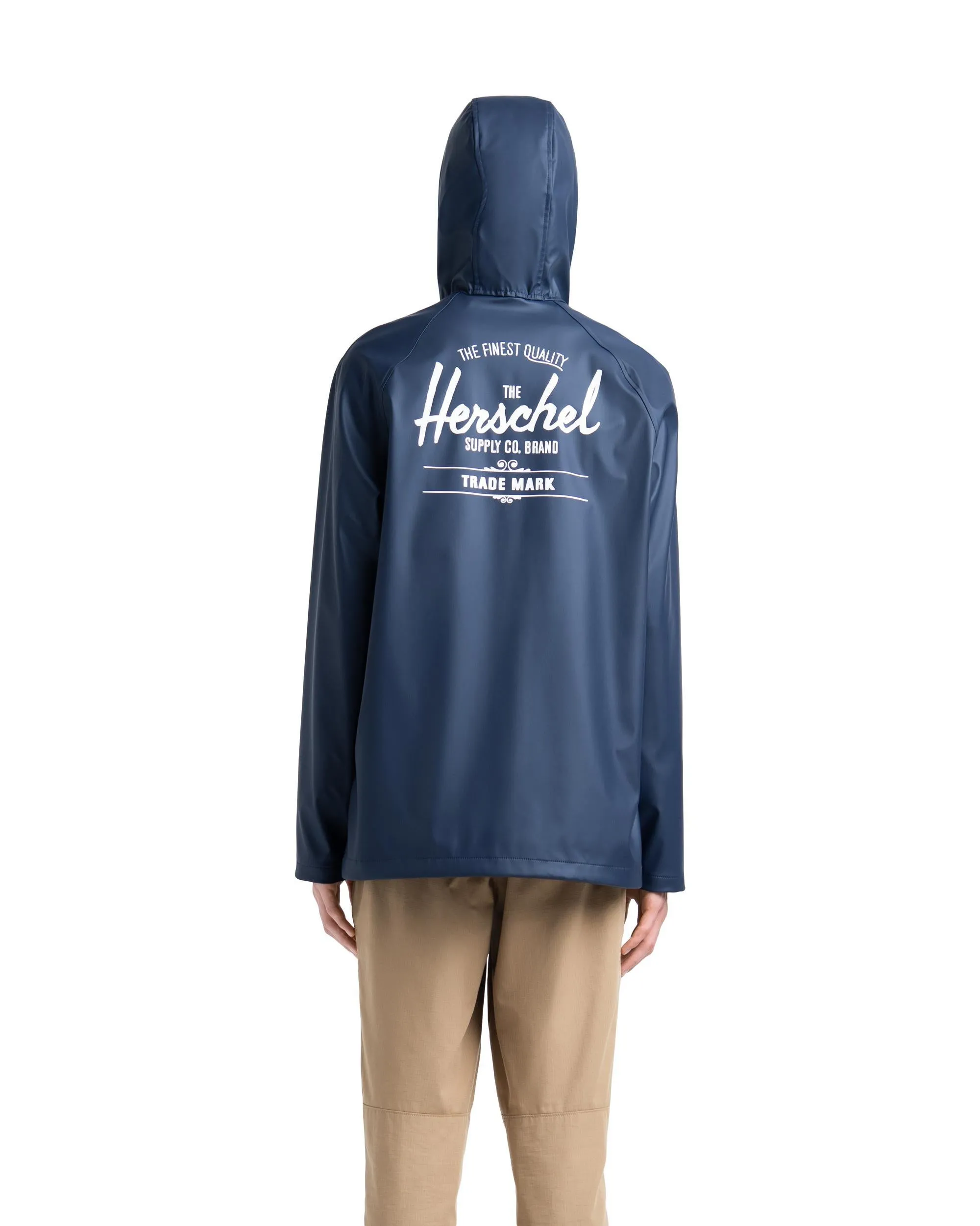 Casaco Herschel Homem Rainwear Peacoat/White Classic Logo 2