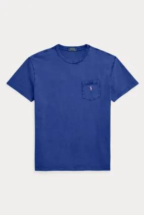 Classic Fit Cotton-Linen Pocket T-Shirt