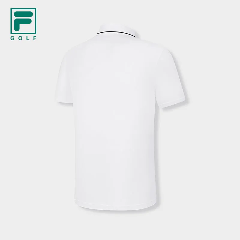 FILA CORE ATHLETICS GOLF Men Short Sleeve Polo (White)