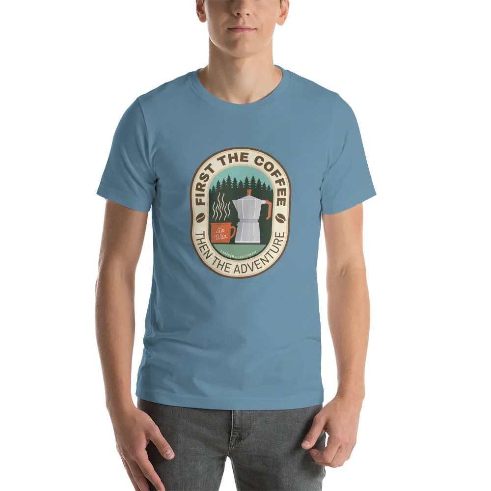 First the Coffee Camping T-shirt