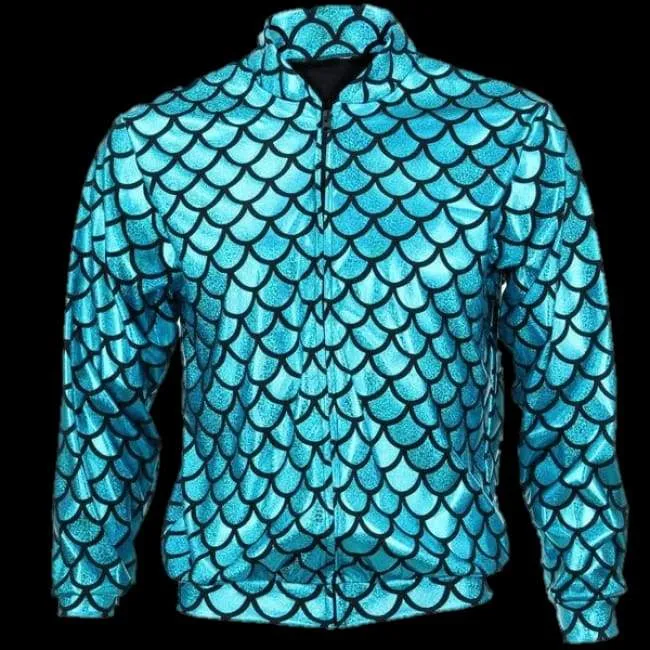 Flash Jacket Blue Scale