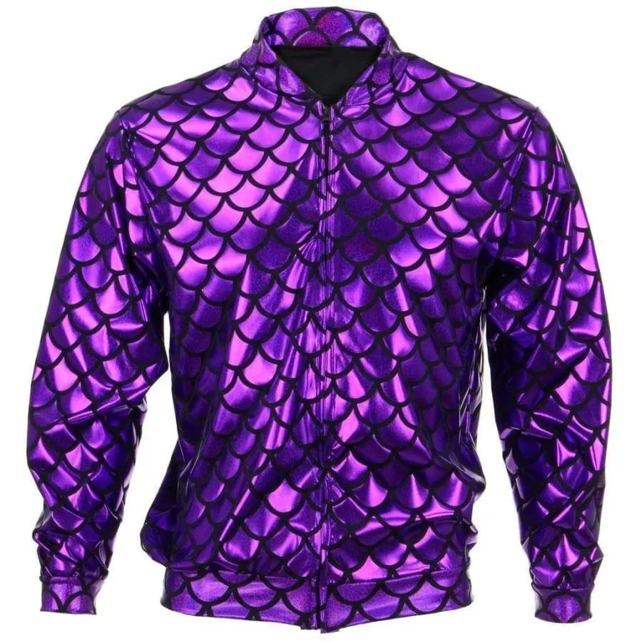 Flash Jacket Purple Scale