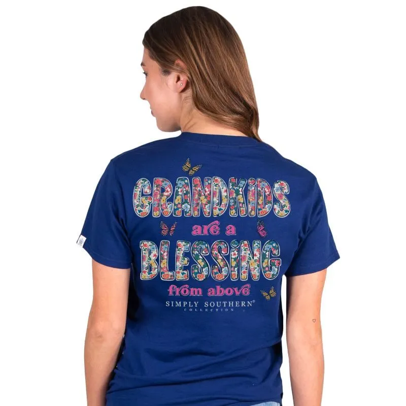 Grandkids Are A Blessing Tshirt by Simply Southern