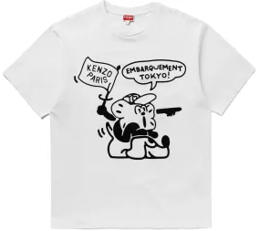 Kenzo Boke Boy Travels Classic T-Shirt White