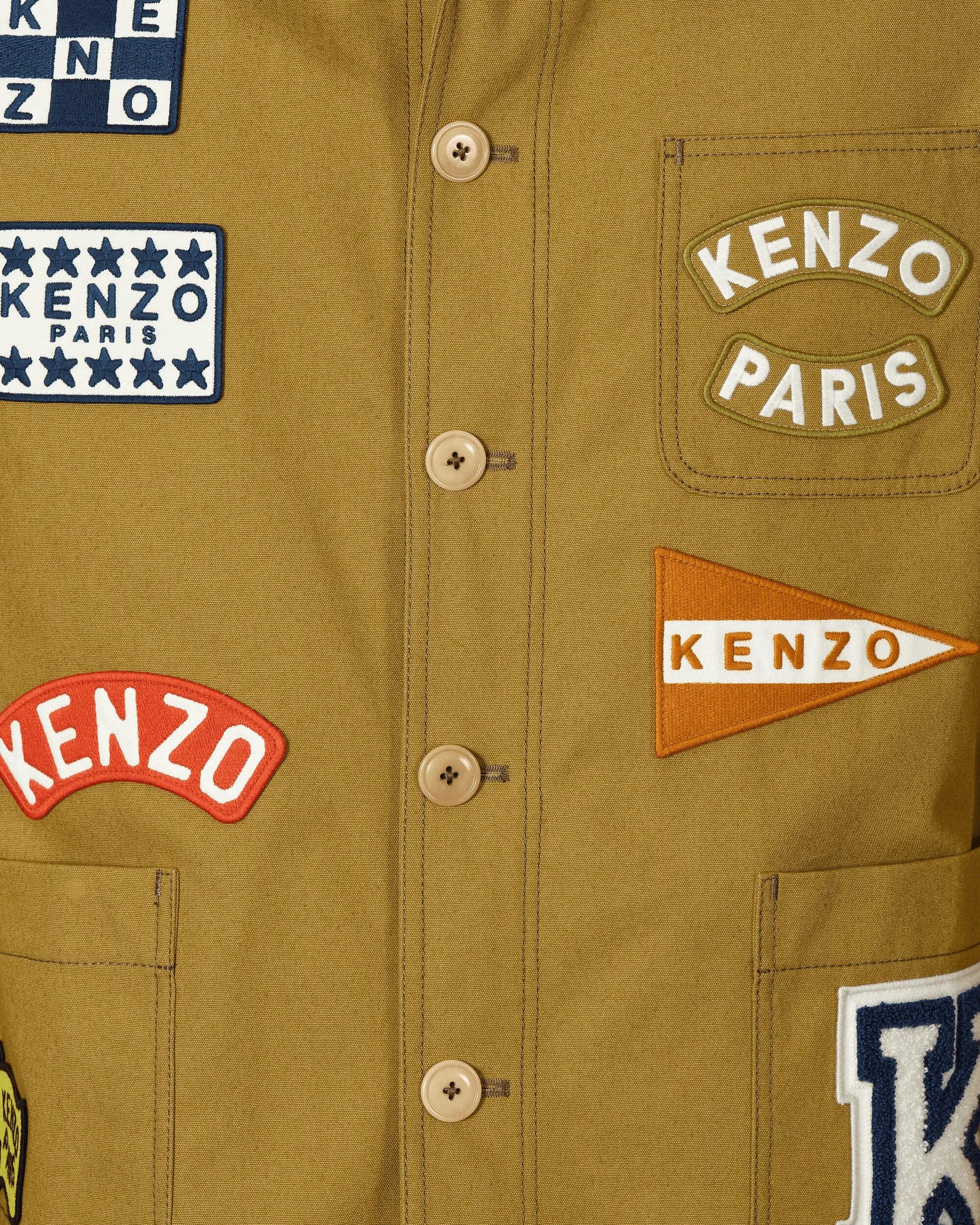 'KENZO Sailor' Workwear Jacket Beige