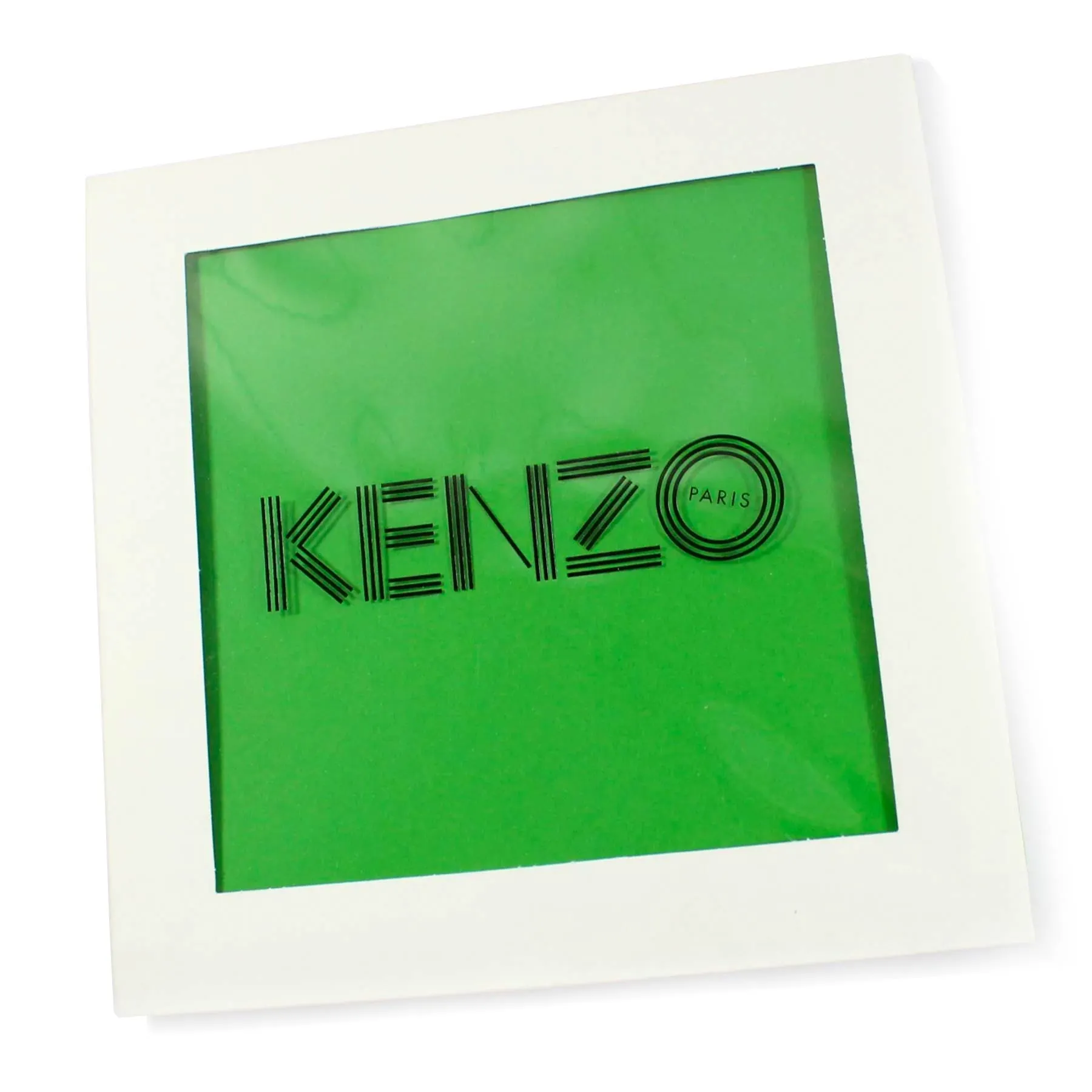 Kenzo Scarf Brick Red Logo Design - Modal Silk Shawl SALE