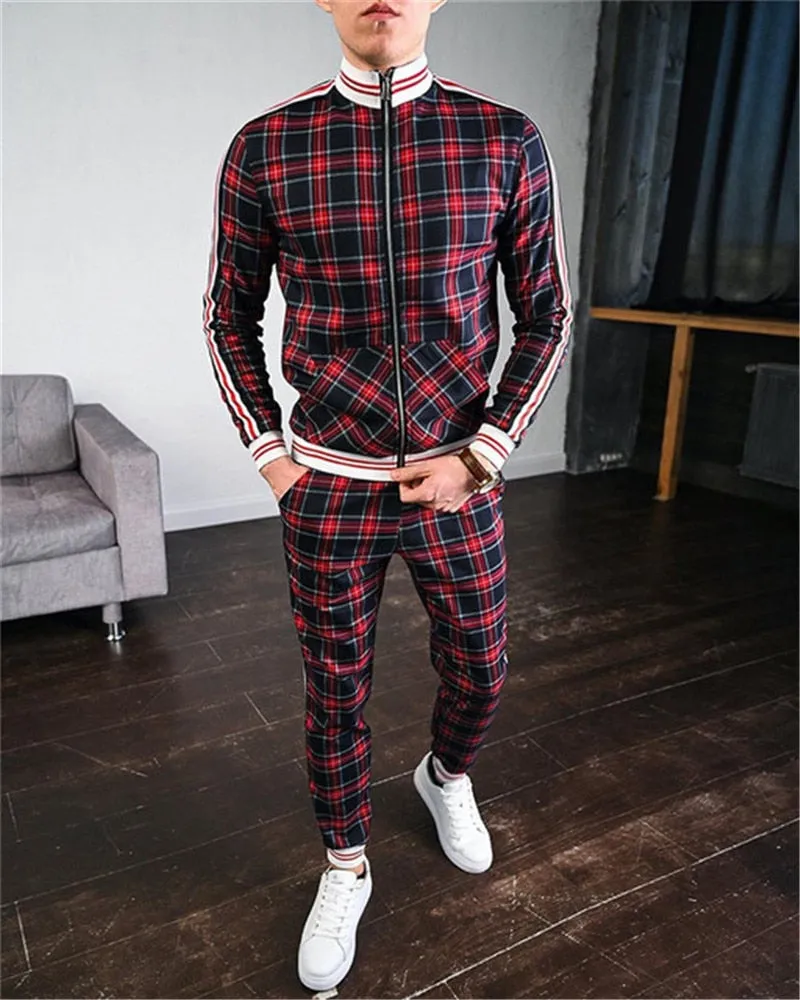 2022 2 Pieces Sets Men  Jackets Pants Tracksuit  Clothes