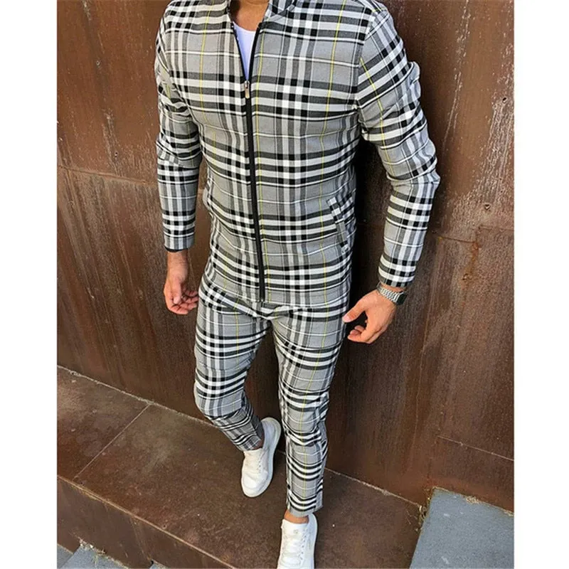 2022 2 Pieces Sets Men  Jackets Pants Tracksuit  Clothes