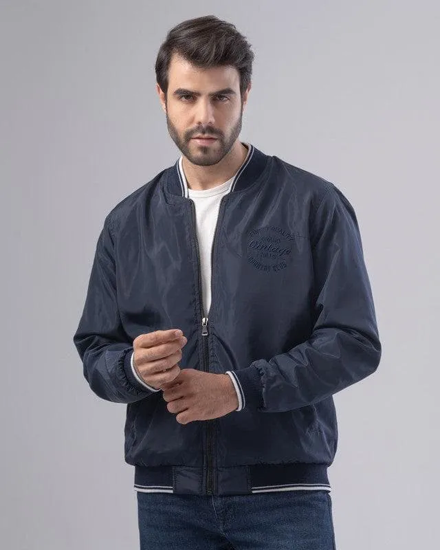 LIGHTWEIGHT BOMBER JACKET - NAVY