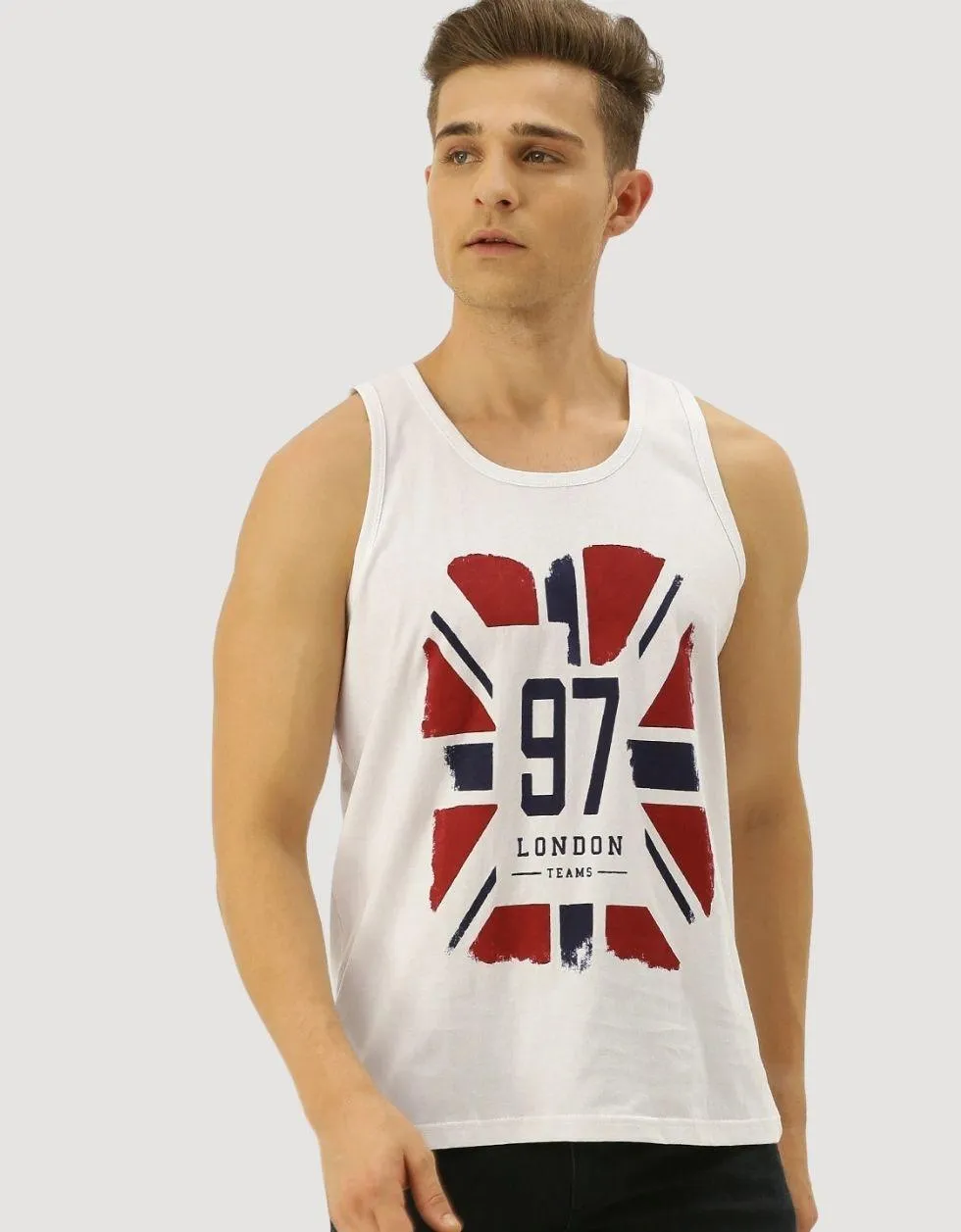 London Flag printed Vest