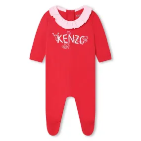 Mameluco KENZO rojo para bebés