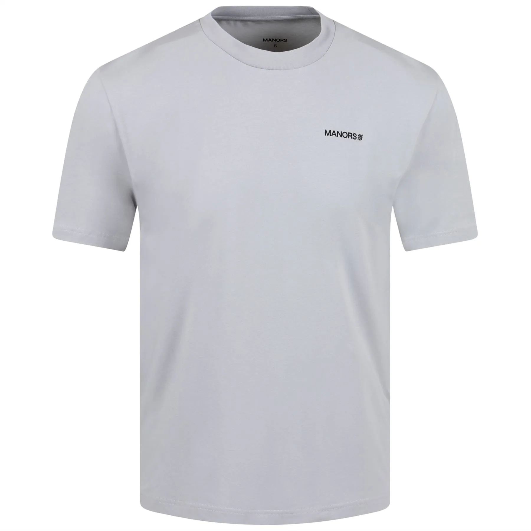 Manors Logo T-Shirt Grey - 2024