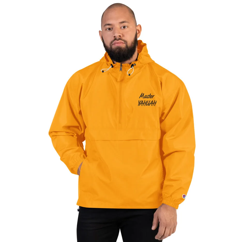 Master Yahuah 01 Designer Embroidered Unisex Champion Packable Jacket (3 Colors)