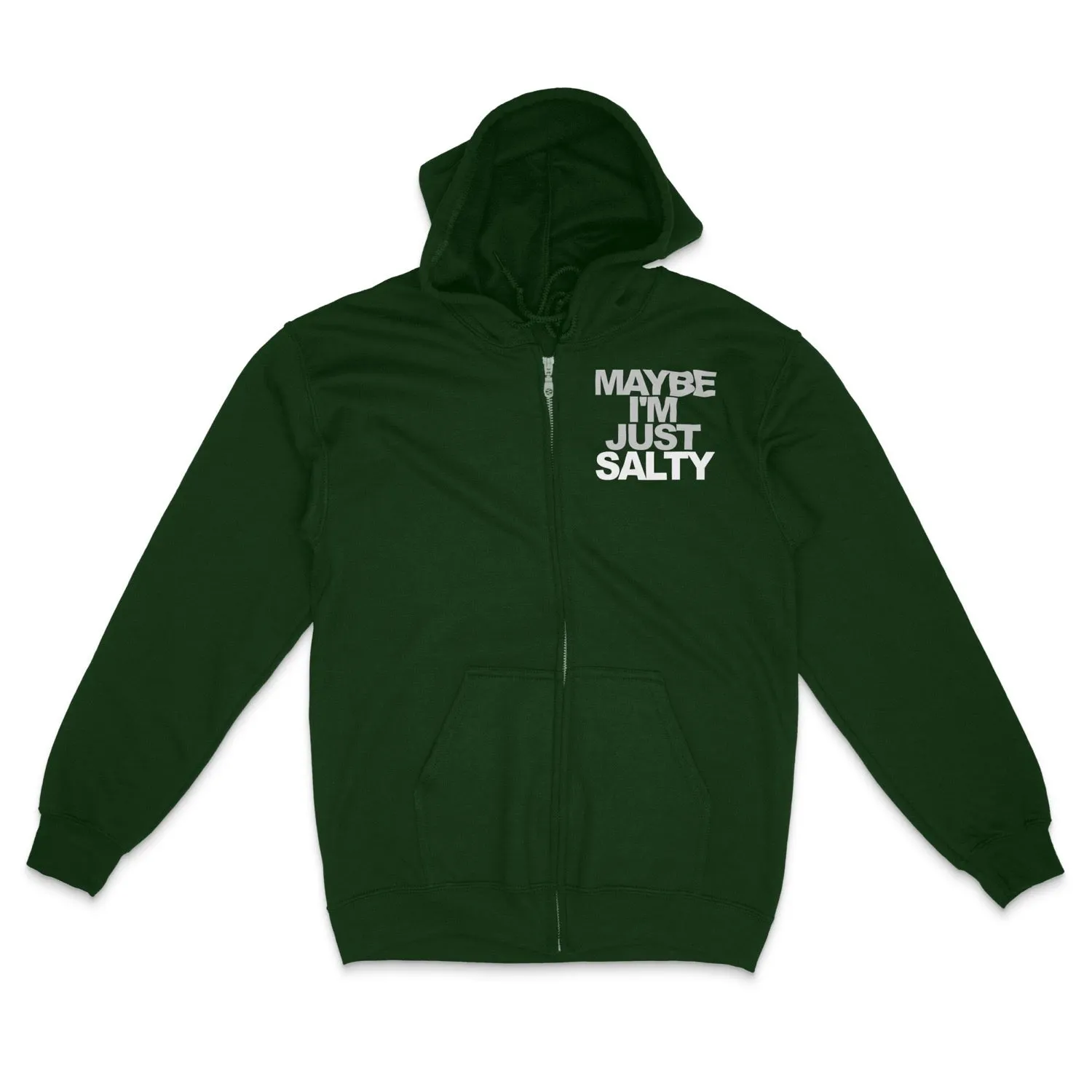 Maybe I'm Just Salty  Full Zip Heavyweight Hoodie