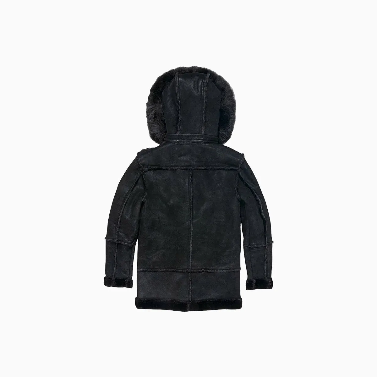 Men's Denali Hooded Shearling Coat