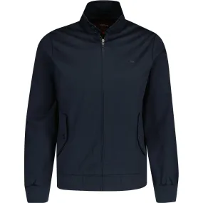 Merc London Harrington Jacket Navy Blue