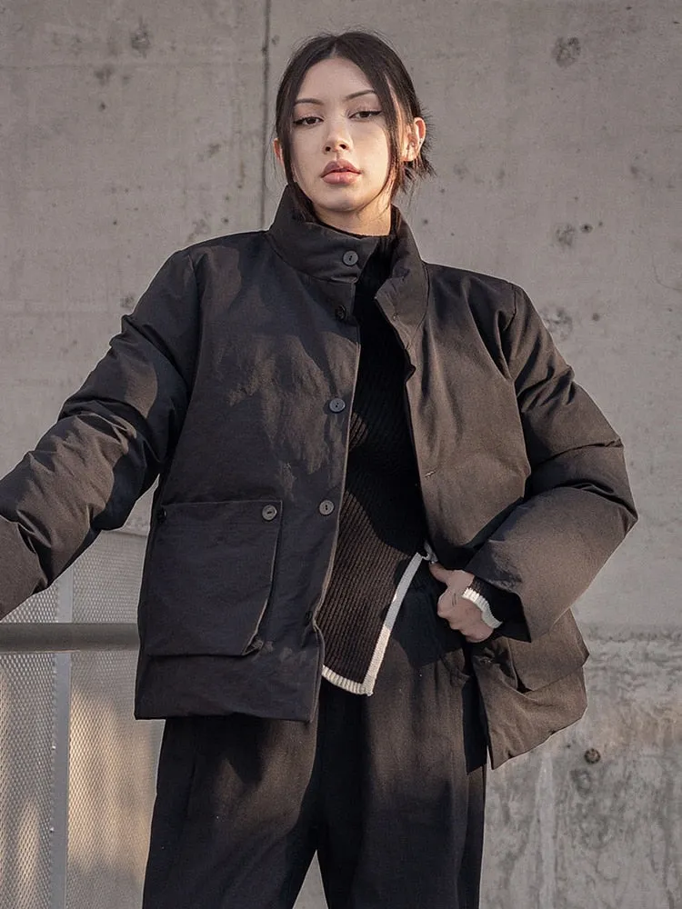 Mitsuki Puffer Coat - Black