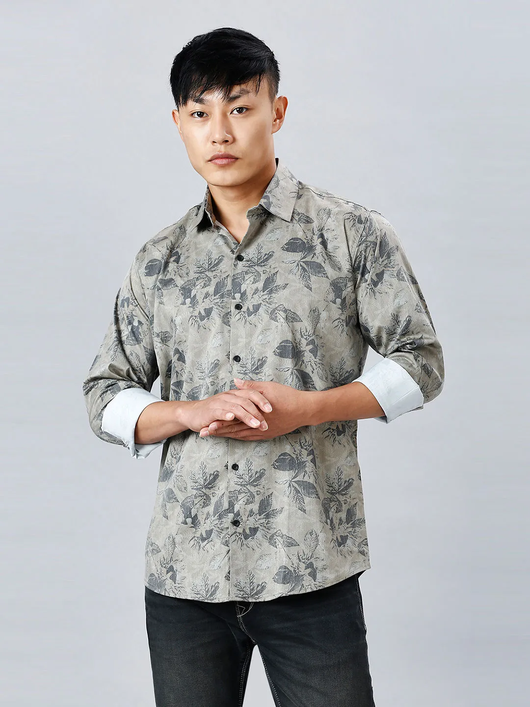 Munich Floral Printed Men's Shirt