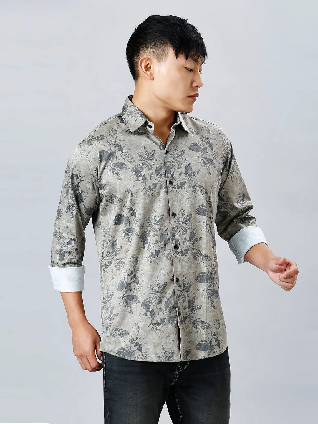 Munich Floral Printed Men's Shirt