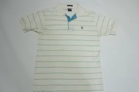 Munsingwear Penguin Made In USA Vintage 80's Striped Golf Polo Shirt