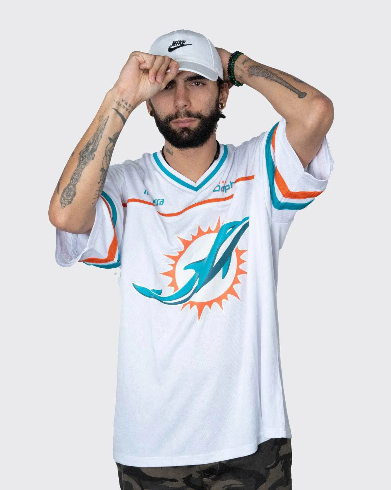 New Era Miami Dolphins Oversized Mesh Tee