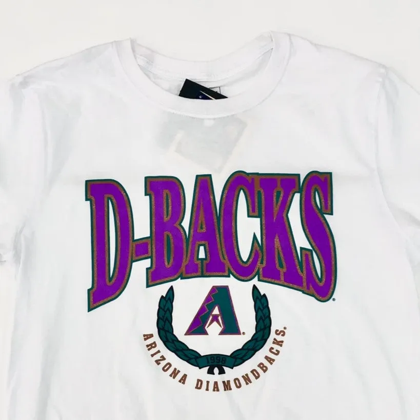 NEW ERA MLB Diamondbacks Majestic Purple Letter Logo T-Shirt