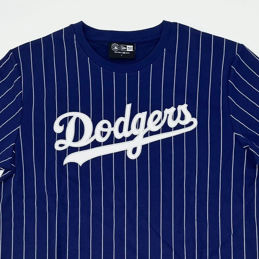 NEW ERA MLB Los Angeles Dodgers Pinstripe Graphic T-Shirt