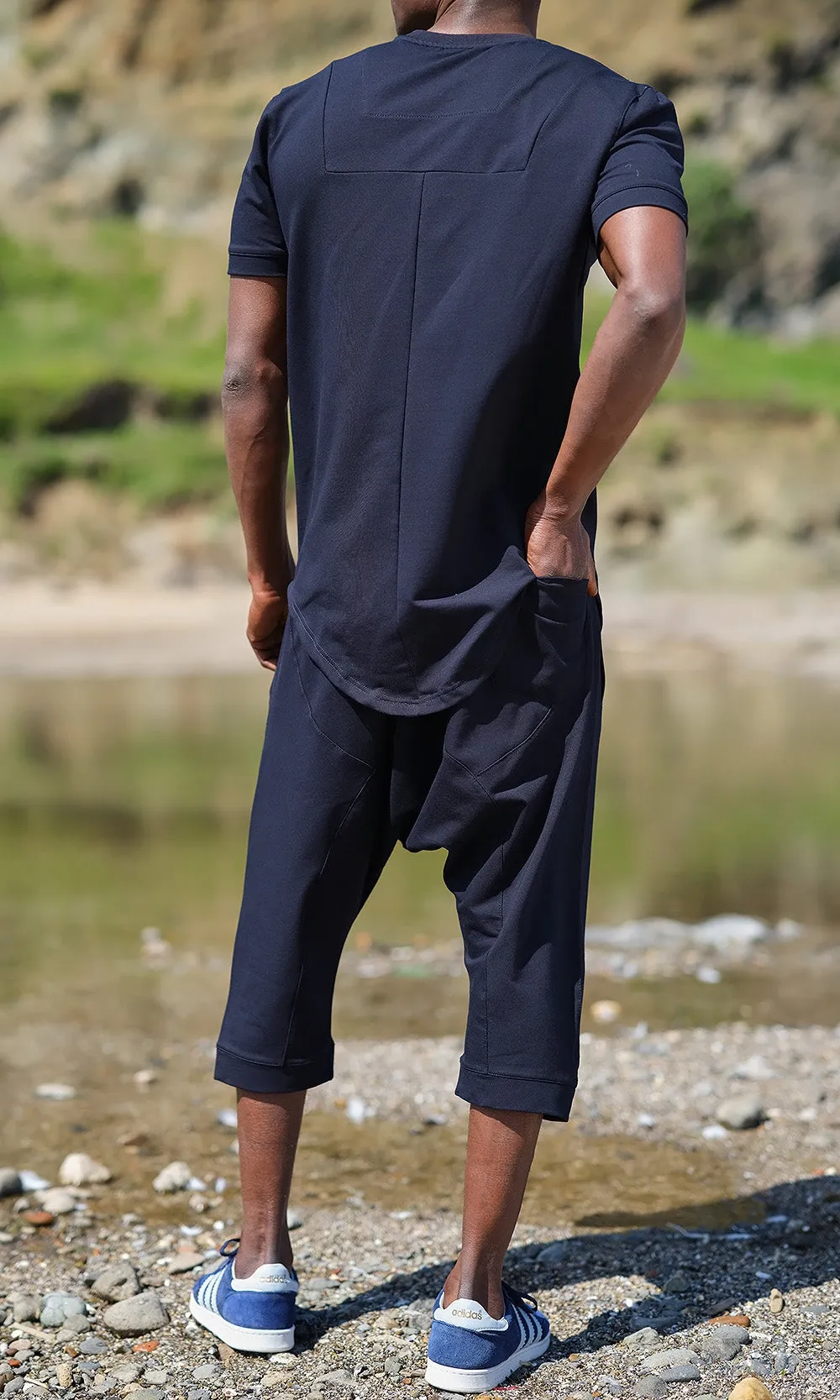 QL Relaxed Fit Nautik Set in Navy Blue