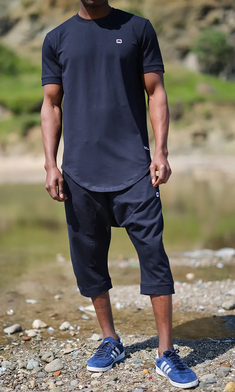 QL Relaxed Fit Nautik Set in Navy Blue