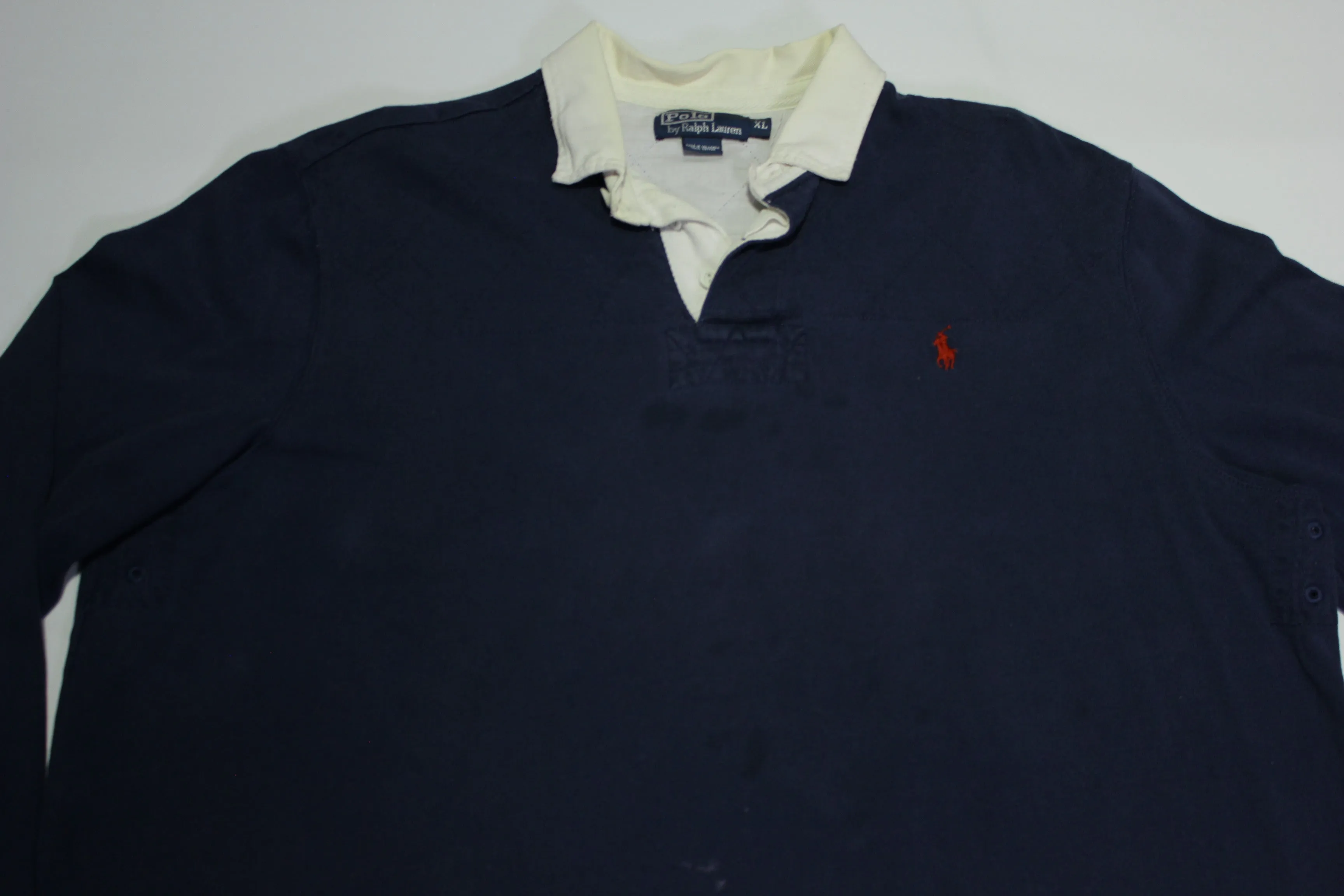 Ralph Lauren Vintage 90's Rugby Polo Long Sleeve Shirt