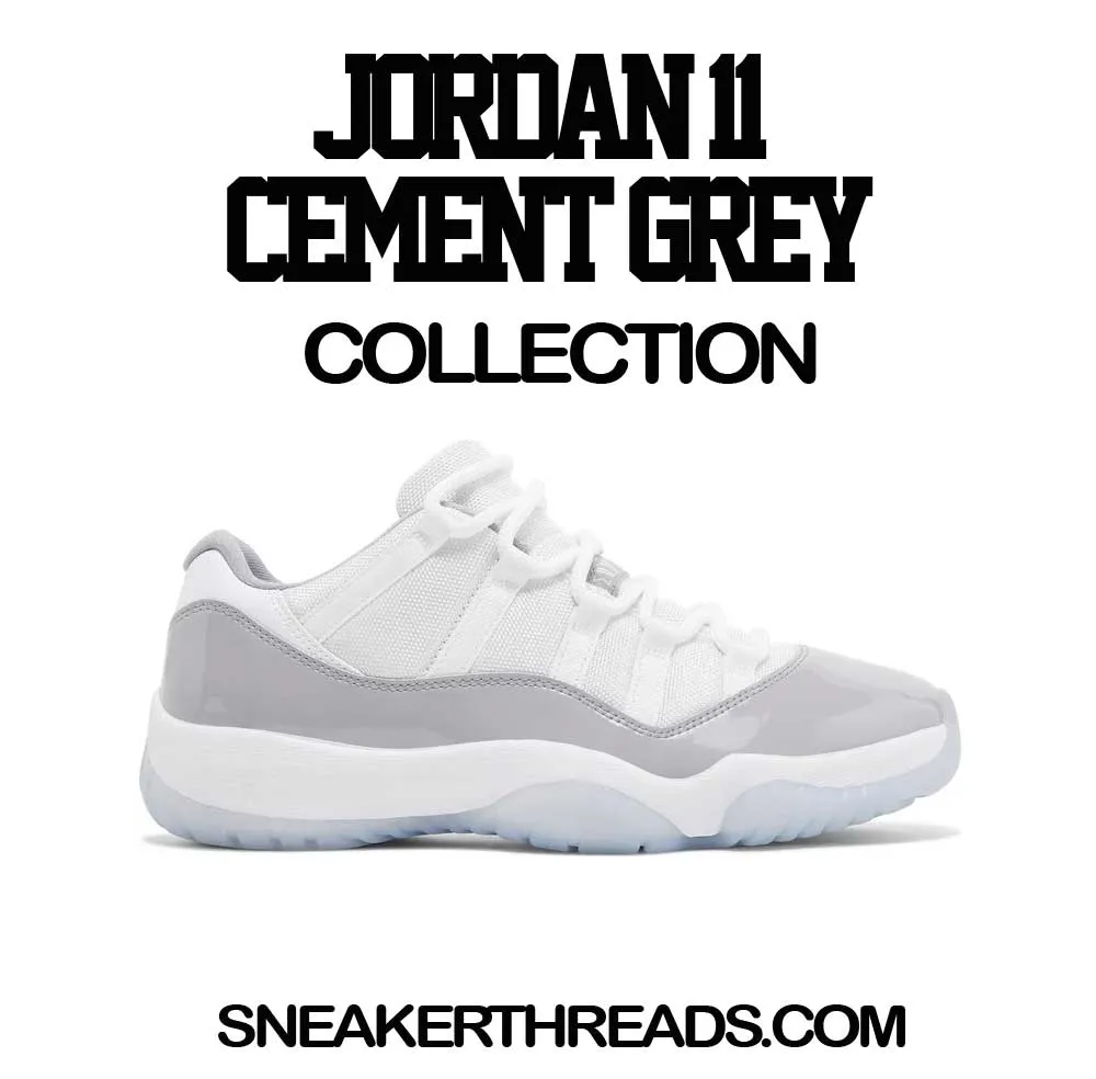 Retro 11 Cement Grey Jacket - Win 23 - Silver