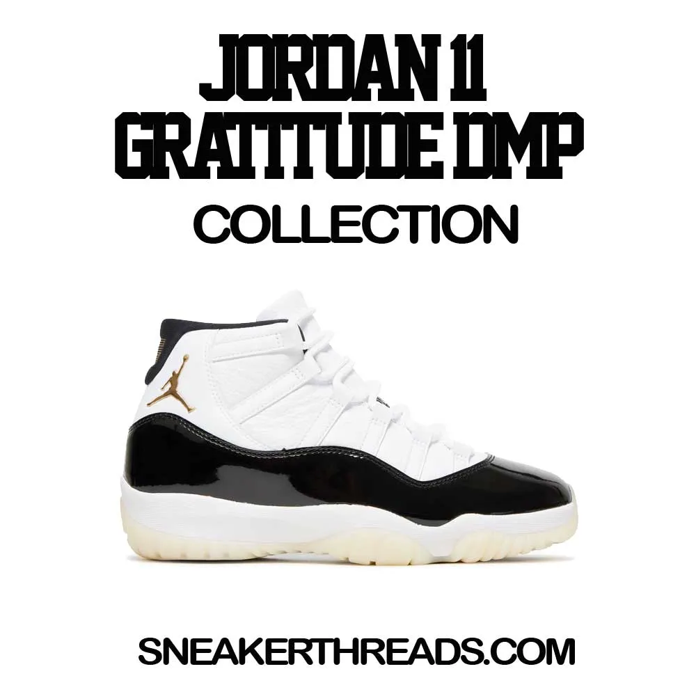 Retro 11 Gratitude Satin Jacket - Thank You - Black