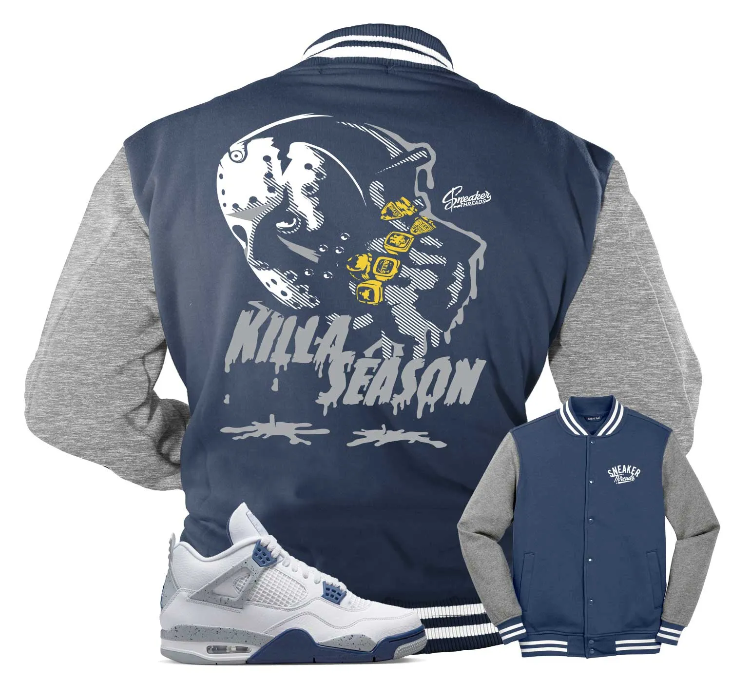 Retro 4 Midnight Navy Killa Season Jacket