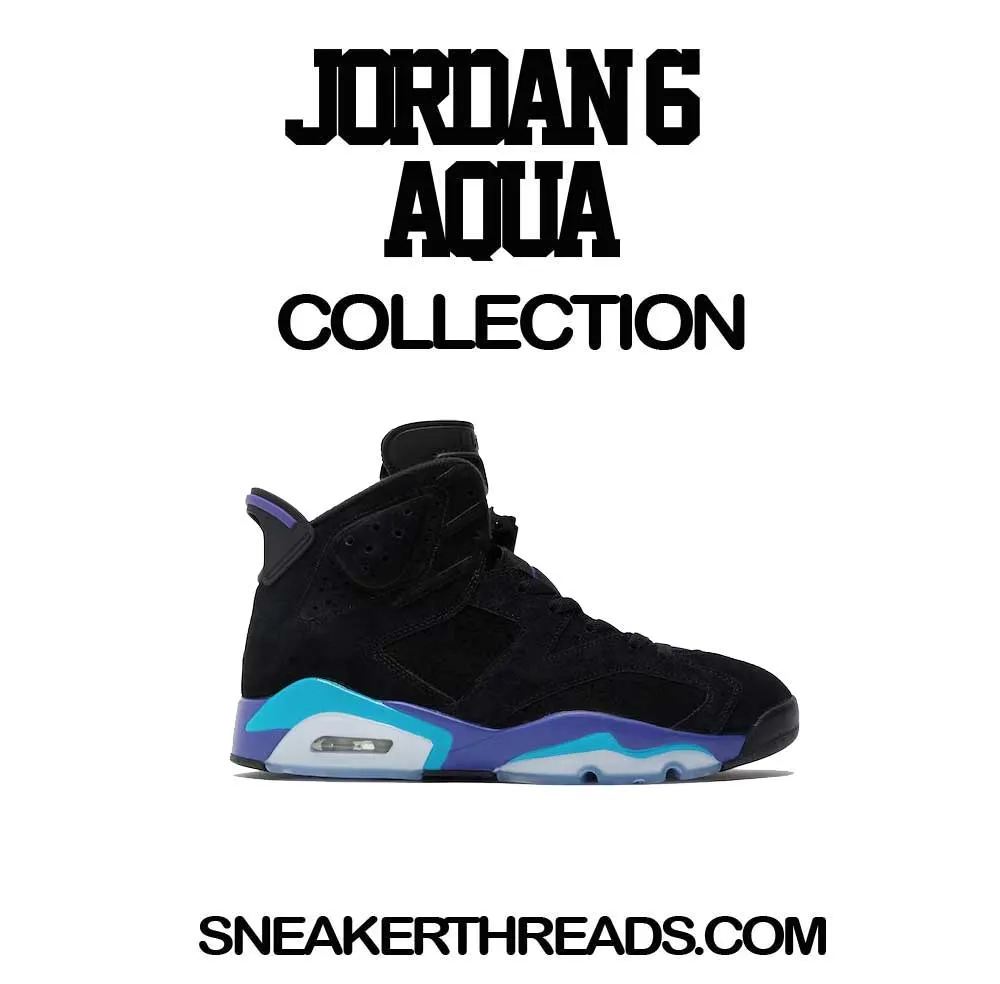 Retro 6 Aqua Copped Em Varsity Jacket